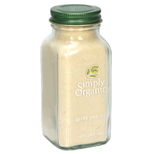 Simply Organic Garlic Powder, 3.64-Ounce Container (Pack of 5)