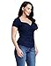 LookbookStore Women Plus Size Sexy Sweetheart Faux Wrap Ruched Top Shirt