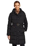 Tommy Hilfiger Women's Hooded Down Jacket, Black, X-Large