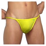 Groovin' Yellow String Bikini Brief