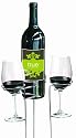 True Fabrications Picnic Stix Set, Wine Bottle and Wine Glass Holder/Stakes