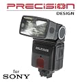 Precision Design DSLR300S High Power Auto Flash with Zoom/Bounce/Swivel Head for Sony Alpha DSLR-A230, A290, A330, A390, A450, A500, A550, A850, A900 Digital SLR Cameras