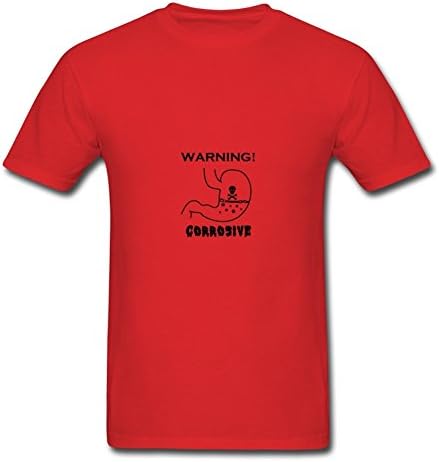 Men Stomch@cid Customized Diatinguish Cotton Red Shirts Large