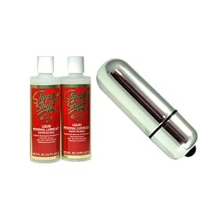 Slippery Stuff Lube 8 oz Liquid Lube Personal Lubricant 2 Pack Adult Sex Toy Kit