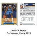 Topps Denver Nuggets Carmelo Anthony 2003-04 Draft Pick Rookie Card