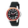 Wenger Men's 72343 Battalion III Diver Orange Bezel Black Rubber Watch