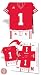 Set of 96 Nebraska Cornhuskers Football JerseyNaps® Party Napkins NCAA College Athletics