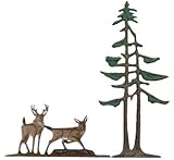 Deer & Pines Weathervane