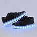 CIOR Mens Womens Boys Girls 11 Colors Led Sneakers Light Up Flashing Shoes for Halloween,101A,01,37