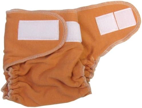 Loveybums Wool Jersey Diaper Cover With Aplix (Velcro) - Clementine - large (18-30+ lbs.)