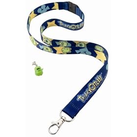 Tamagotchi Connection V 4.5 Tamagotchi Lanyard -TamaLeash Blue Filmmaker Lanyard and Kuchipatchi by Bandai