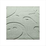 Sculpture Square Light Blue Wool Contemporary Rug Size: 16 x 16
