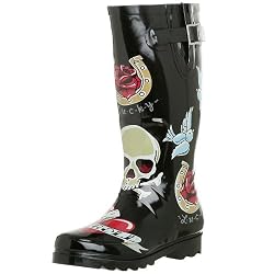 Chooka Women's Tattoo City Rainboot