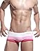 SEOBEAN Mens Low Rise Stripes Trunk Boxer Brief Short Underwear