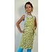 Bali Green Printed Apron - Kid's Size