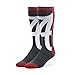 '47 NCAA Alabama Crimson Tide Men's Hot Box Sport Casual Dress OTC Socks (1 Pack), Large, Black