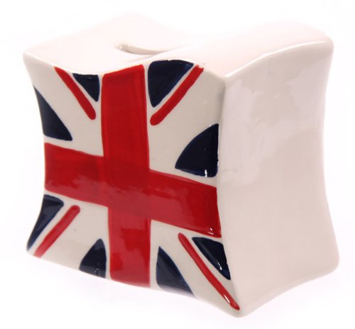 Imagen 3 de Bandera británica alcancía de cerámica