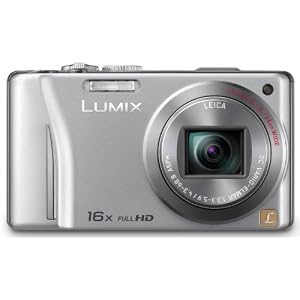 Panasonic Lumix DMC-TZ22EG-S Digitalkamera (14 Megapixel, 16-fach opt. Zoom, 7,5 cm (3 Zoll) Touch LC-Display, GPS, Full HD, 3D, bildstabilisiert) silber
