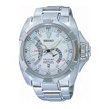 New Seiko Velatura Kinetic Mens DD SS SRH001P1 Watch by Seiko