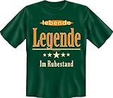 Lebende Legende im Ruhestand Für rüstige Rentner T-Shirt in dunkelgrün XL,Dunkelgrün