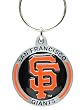Zinc MLB Team Logo Key Ring - San Francisco Giants