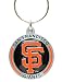 Zinc MLB Team Logo Key Ring - San Francisco Giants