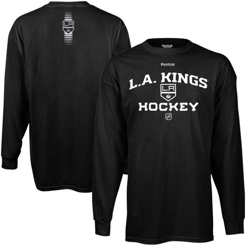 Los Angeles Kings Reebok Black Progression Long Sleeve T-Shirt (X-Large)