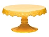 Review Signature Housewares 20647 / Signature Now & Then 9-inch Cake Stand, Golden Rod