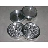 2.25" Magnetic Aluminum Spice Coffee Herb GRINDER W/Pollen Catcher