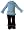 : One Kid Blue Floral Sweater and Brown Ruffle Pants 6x