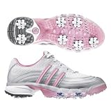 Adidas 2008 Women's Powerband Sport Golf Shoes - Running White/Blossom - 738201