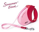 Eigenschaften Flexi  / Flexi Summertime 2 Leine (5m / 35kg) mit Softgriff Pink #51222