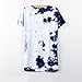 GetUBack Women's Tie Dye Low Cut Tunic Top