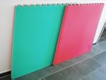 Sportmatte Steckmatte Judomatte rot-g...
