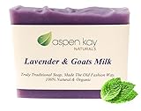 Lavender Goats Milk Soap Bar. 100% Natural and Organic Soap. Loaded With Organic Skin Loving Oil. This Soap Makes a Wonderful and Gentle Face Soap or All Over Body Soap. For Men, Women, Teens and Babies. GMO Free - Chemical Free - Preservative Free. Each Bar Is Handmade By Our Artisan Soap Maker. 4 oz Bar.