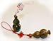 Chinese wooden Calabash charm pendant with secret hidden compartment