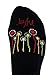 “Joyful” Non Slip Grip Socks, Women’s Sizes 6-9, Black, Ideal for Pilates Yoga & Mindful Practice