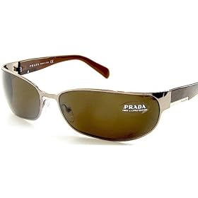 100% Authentic PRADA SPR 53F SPR53F 4AC-3N1 Brown Bronze Frame Brown Lenses Size 67-16-120...