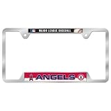 MLB Los Angeles Angels Metal License Plate Frame