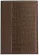Canvas Refillable Journal Diary, Brown Leather Spine, 6x8"
