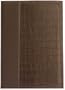 Canvas Refillable Journal / Diary, Brown Leather Spine, 6x8"