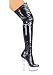 Women's 6 Inch Pointed Stiletto Heel Thigh High Stretch Boots