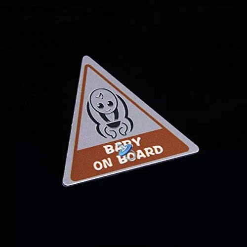 Car Decorative Aluminium Alloy Decal Emblem Badge Sticker Baby On Board