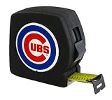 Chicago Cubs - MLB 25' Black Tape Measure