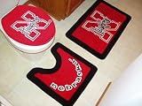 NCAA Nebraska Cornhuskers 3-Piece Bath Rug Set