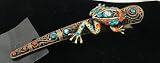 5.5 Hair Claw Stick Clamp Clip Frog Crystal Vintage Style Multi Color