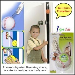 Door Finger Guard. Prevents injuries, slamming doors, accidental lock in or out of rooms