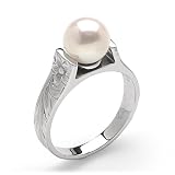 Freshwater Pearl Ring in 14K White Gold