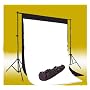 CowboyStudio 10' X 13' Black & White Muslin Backdrops with Support System and Carry Bag