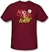 Search : The Flash CRIMSON COMET DC Comics Adult Cardinal Red T-shirt Tee Shirt